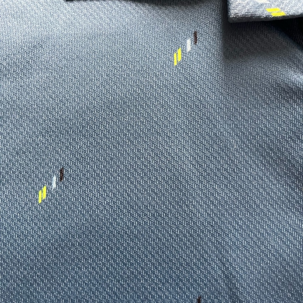 Under Armour Men's Teal The Performance Polo with Neon Accents - Picture 3 of 4